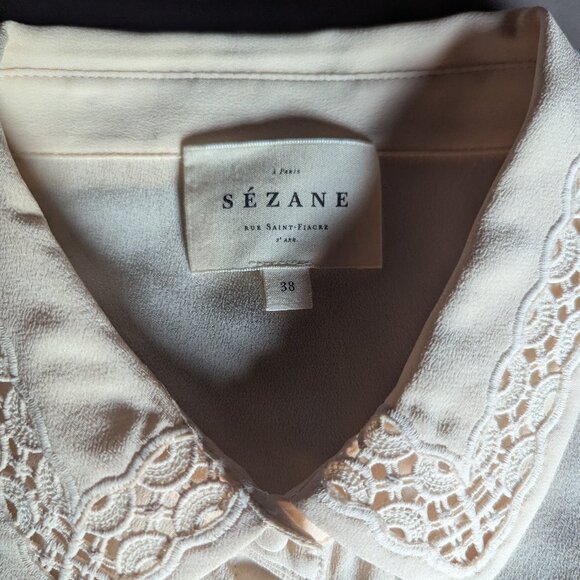 Sézane Vito Shirt FR 38 = US 6 - Picture 7 of 16
